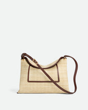 Penelope Slouch Bag - Beige Raffia