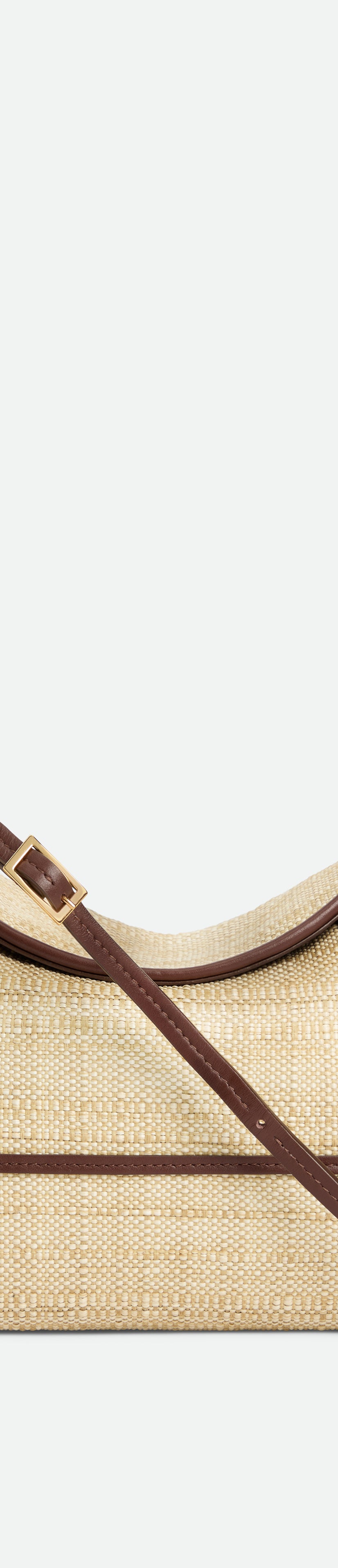 Penelope Slouch Bag - Beige Raffia