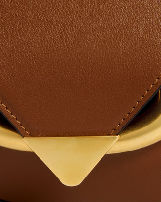 Veneto Crossbody Small - Saddle