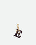 Bag Charm Letter - E - Grape