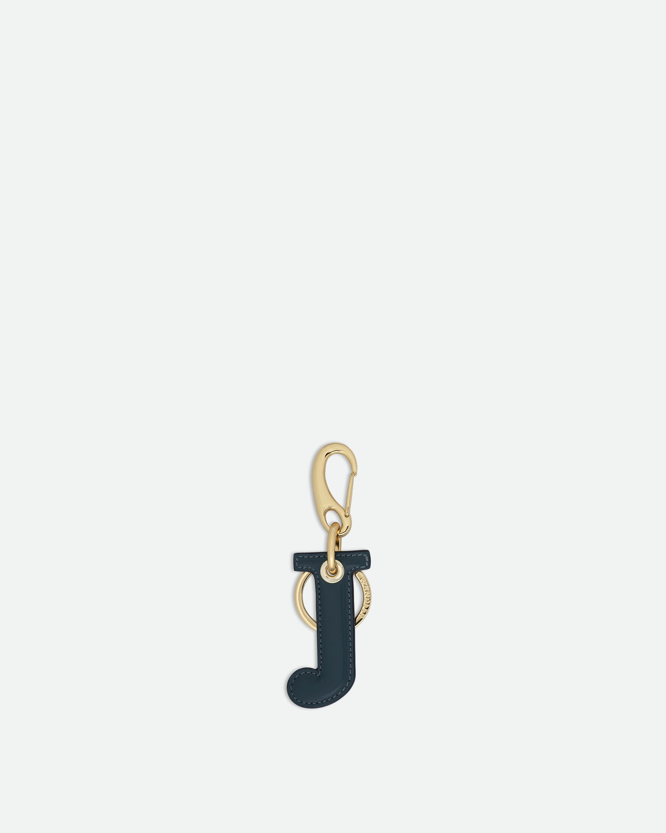Bag Charm Letter - J - Teal