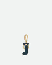 Bag Charm Letter - J - Teal