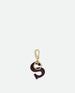 Bag Charm Letter - S - Bordeaux Croco