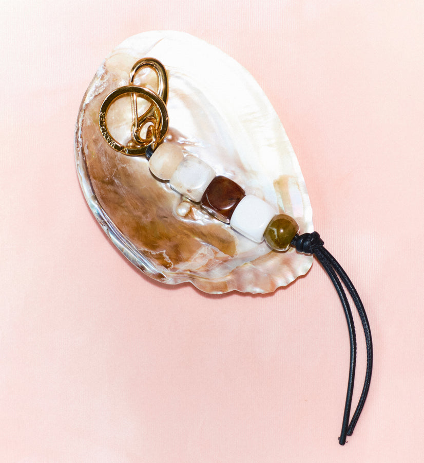 Bag Charm Beads - Marble Mix