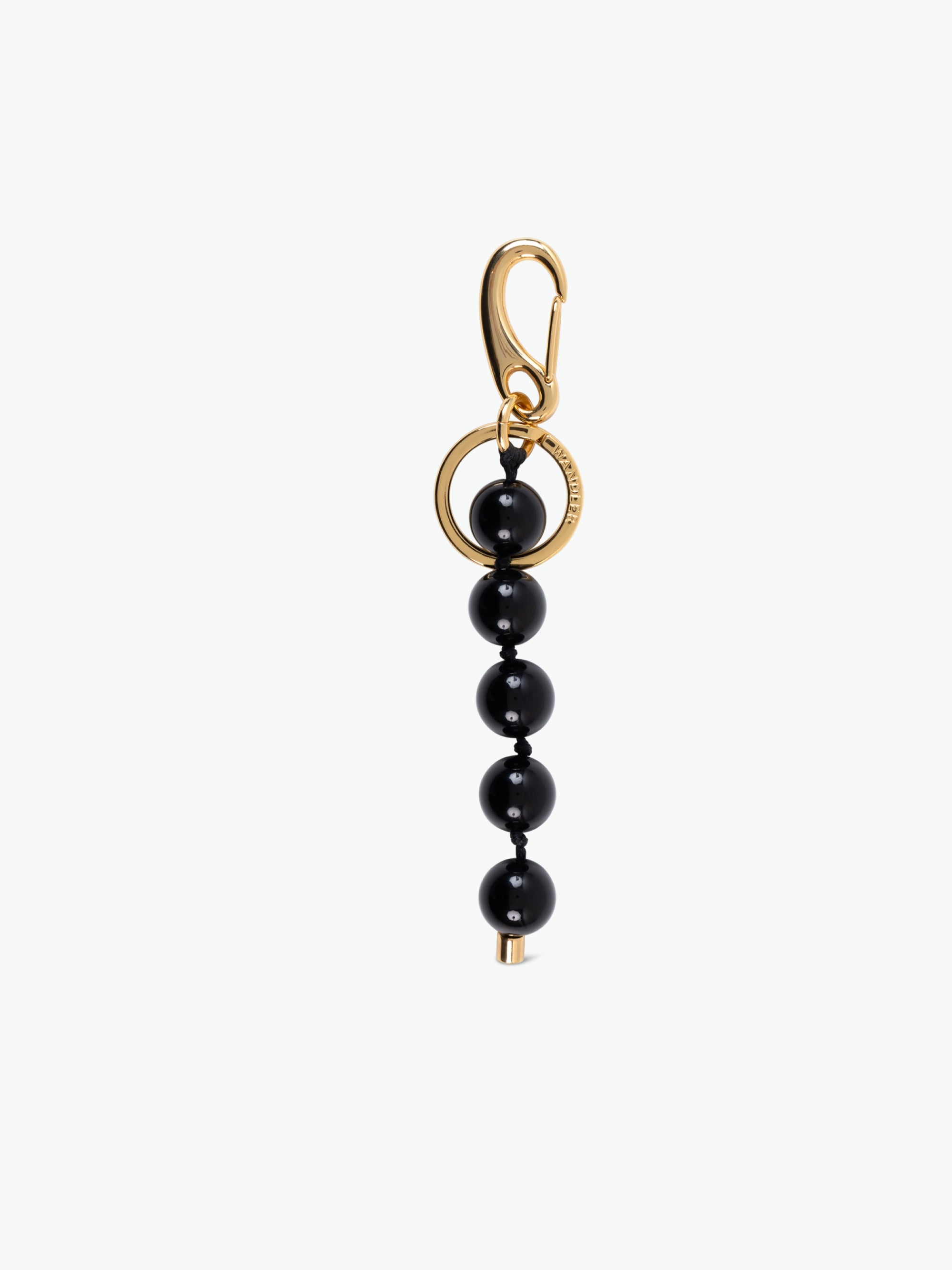 Bag Charm Beads - Black Onyx