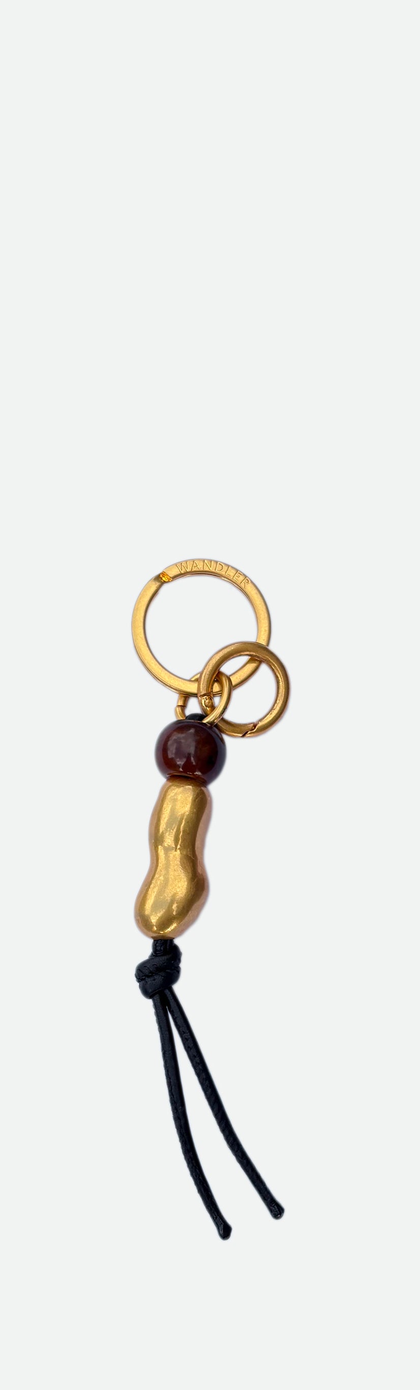 Bag Charm Beads - Gold Peanut