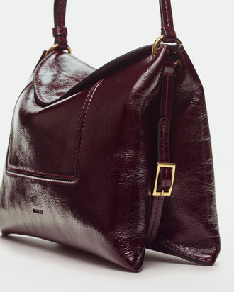 Penelope Slouch Bag - Oxblood Glaze