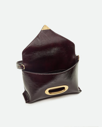 Veneto Shoulder Bag Small - Bordeaux Glaze