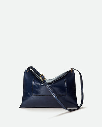 Penelope Slouch Bag - Navy Glaze