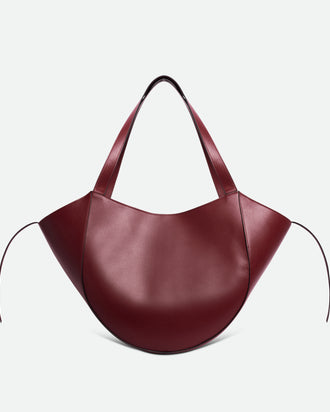 Hortensia Slouch Tote - Bordeaux