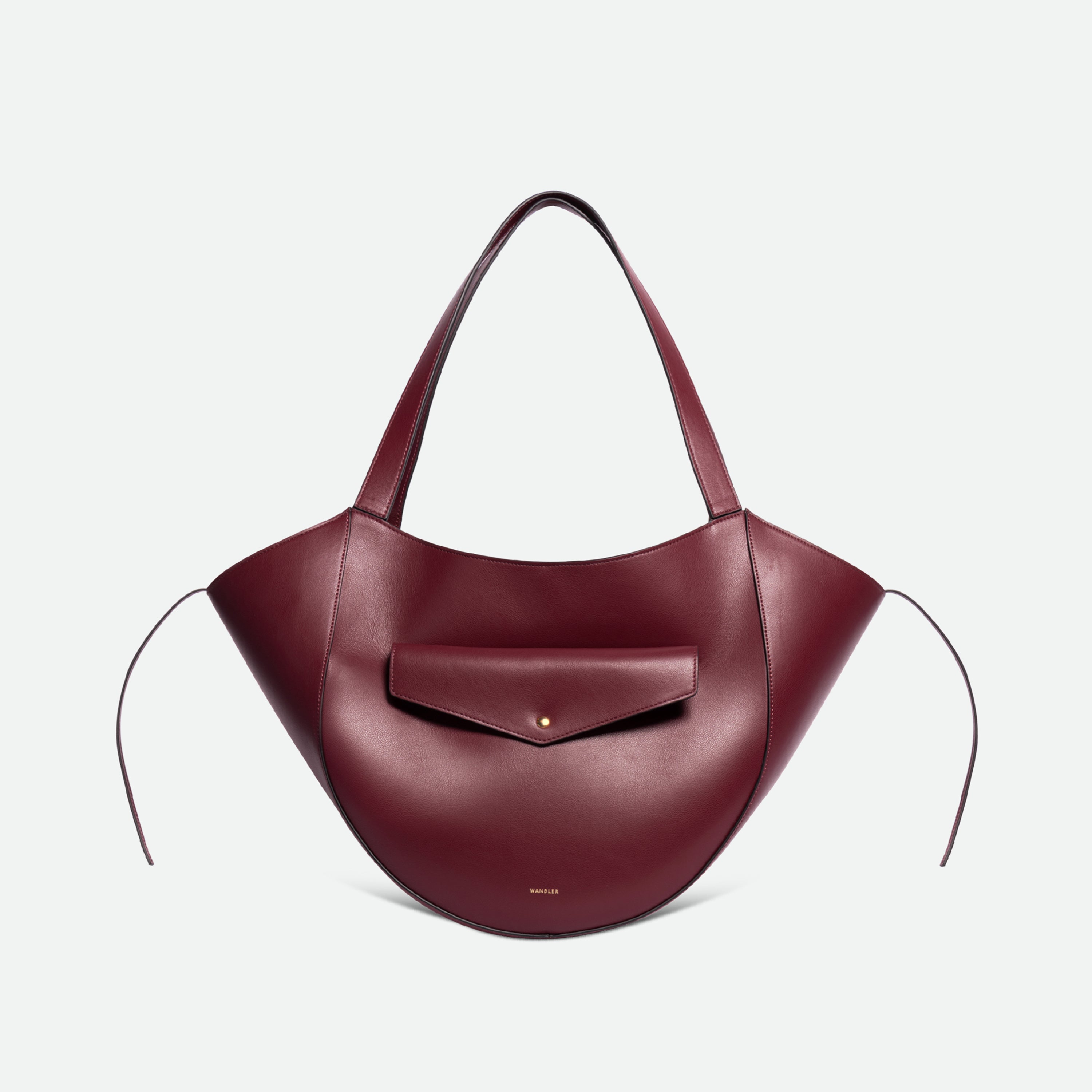 Hortensia Slouch Tote - Bordeaux