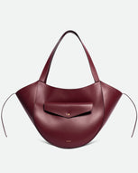 Hortensia Slouch Tote - Bordeaux