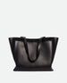 Ida Tote Medium - Black / Black Suede