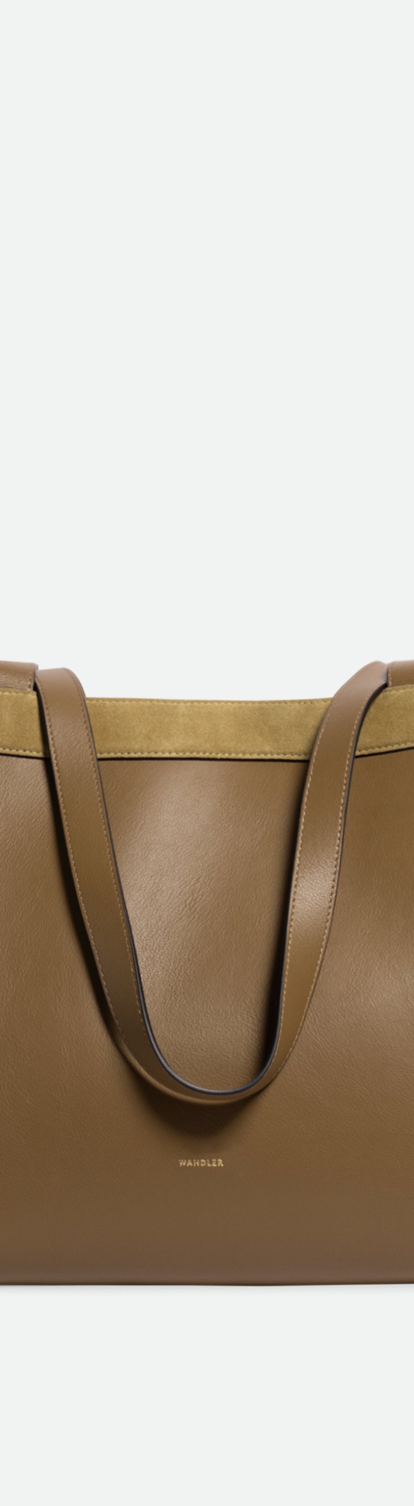 Ida Tote Medium - Cabana / Khaki Suede