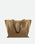 Ida Tote Medium - Cabana / Khaki Suede