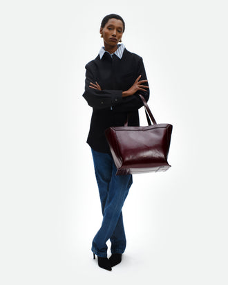 Ida Tote Medium - Oxblood Glaze