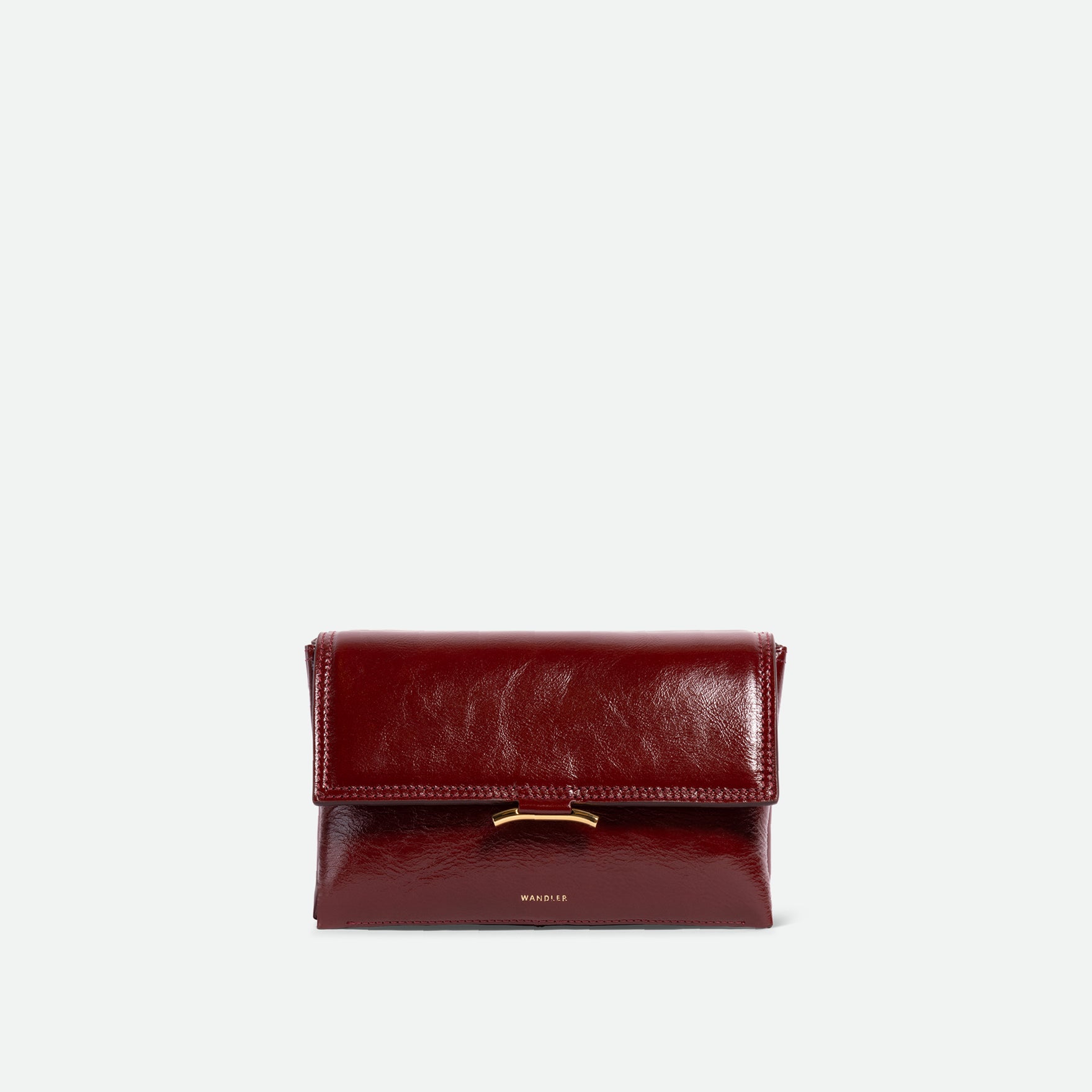 Ida Trio Tasche - Rubinrote Glasur