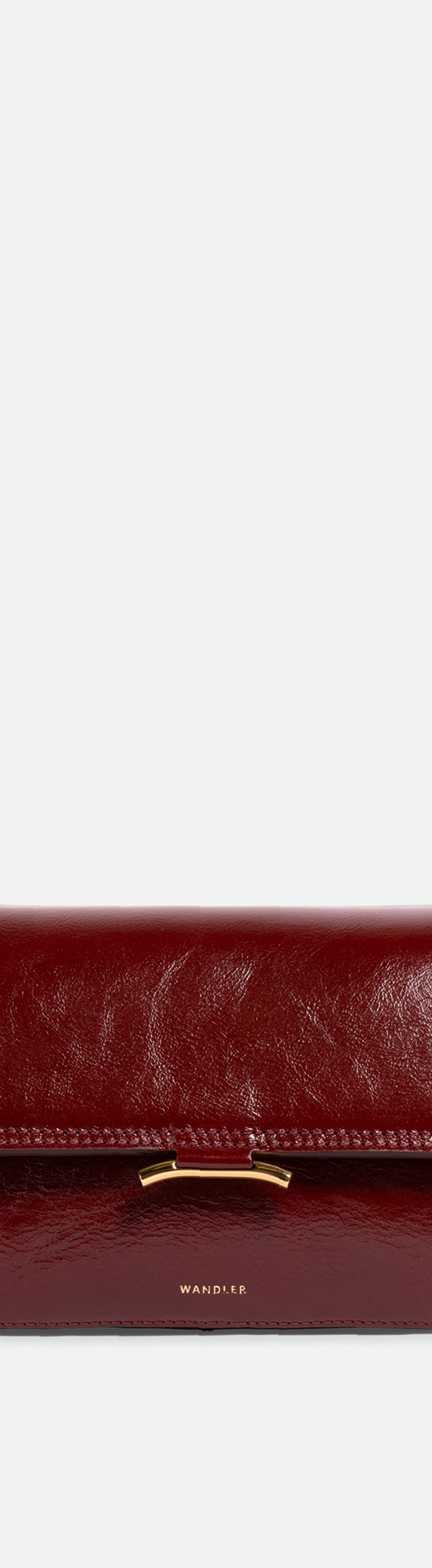 Ida Trio Tasche - Rubinrote Glasur
