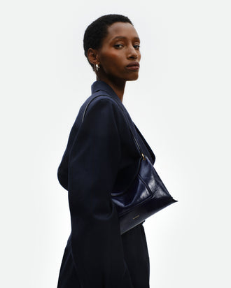 Penelope Slouch Bag - Navy Glaze