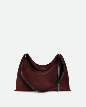 Penelope Tote Small - Acai Suede / Black