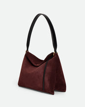 Penelope Tote Small - Acai Suede / Black