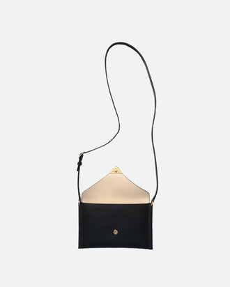 Veneto Envelope Crossbody - Black