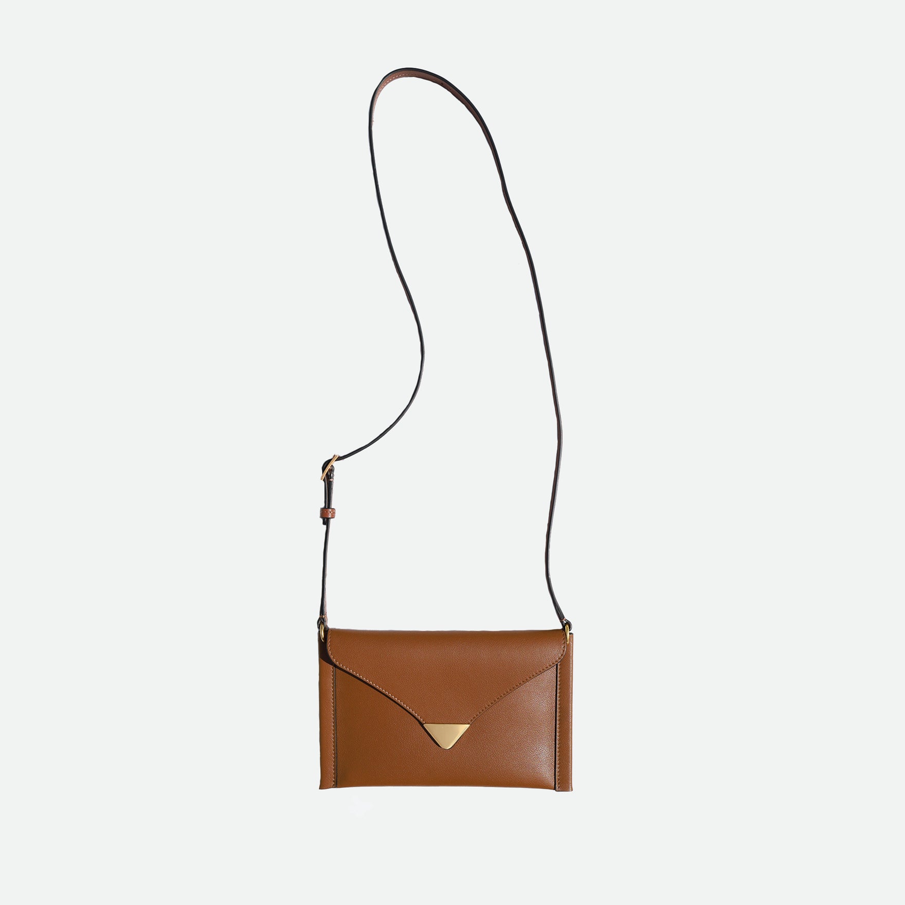 Veneto Envelope Crossbody - Saddle