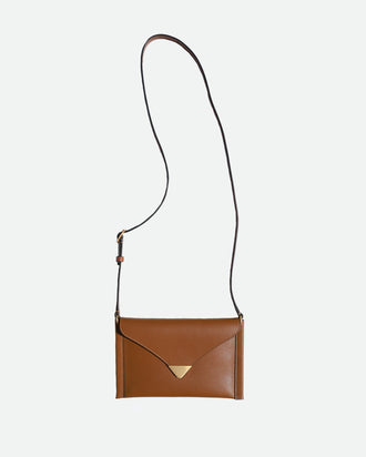 Veneto Envelope Crossbody - Saddle