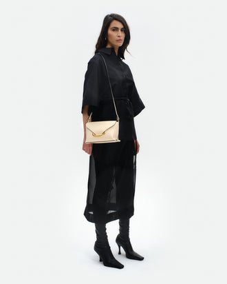 Veneto Shoulder Bag Small - Ivory