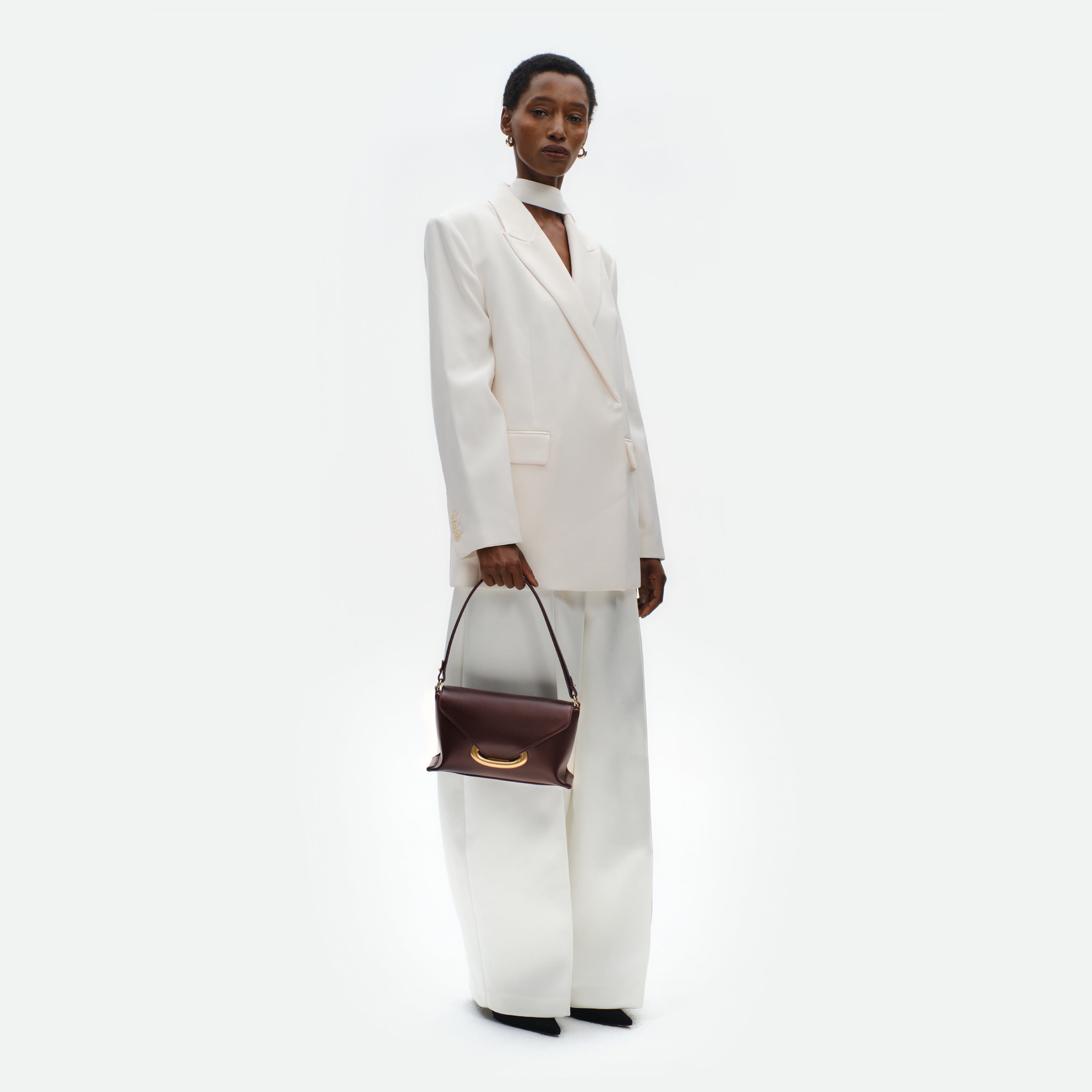 Wandler Veneto Shoulder Bag Small - Palissander – Wandler.com