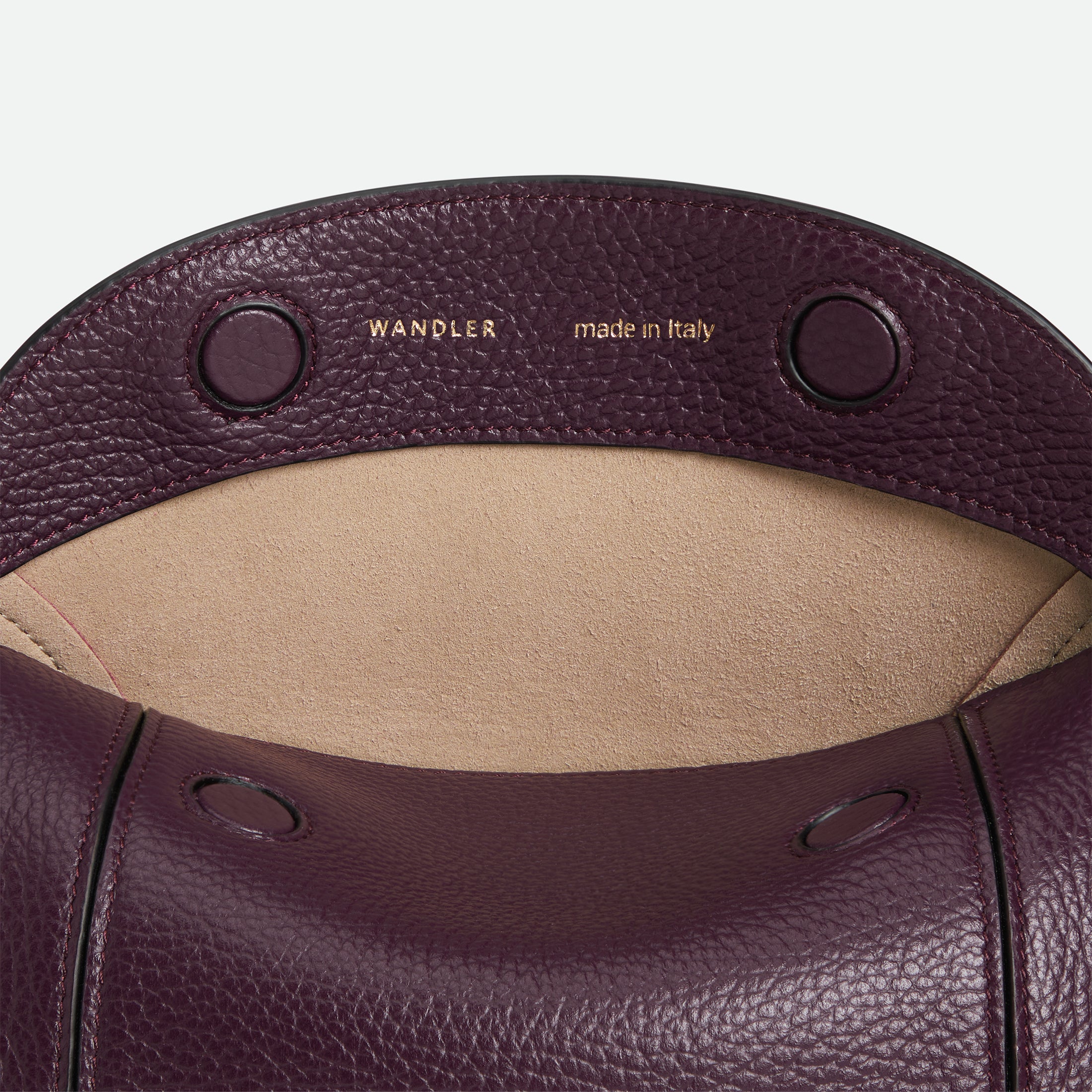 Penelope Slouch Bag - Aubergine Crust – Wandler.com