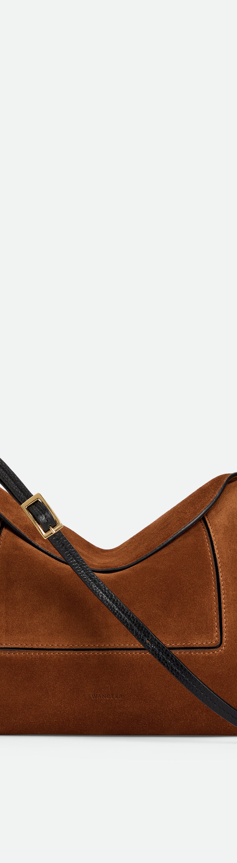 Penelope Slouch Bag - Saddle Suede