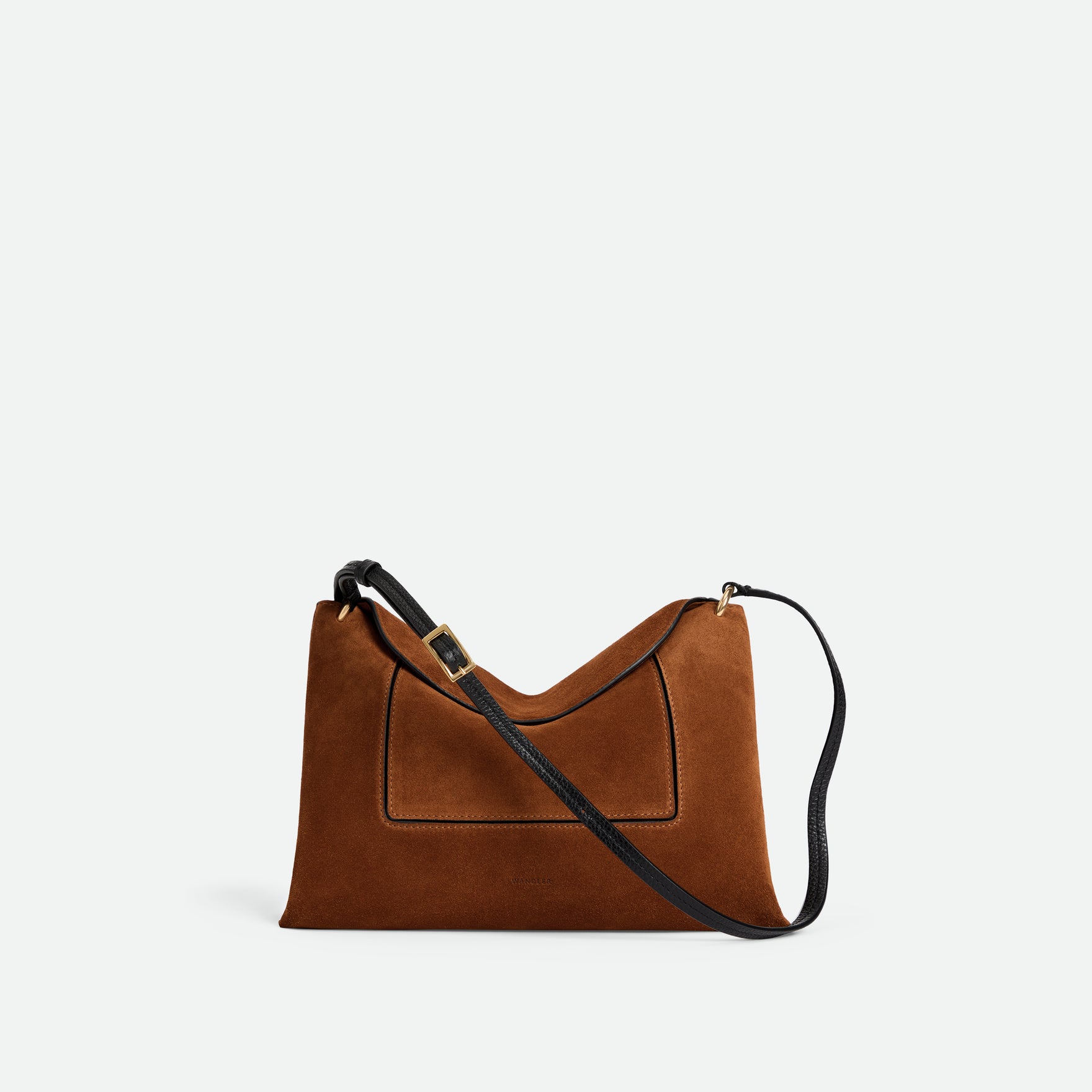 Penelope Slouch Bag - Saddle Suede