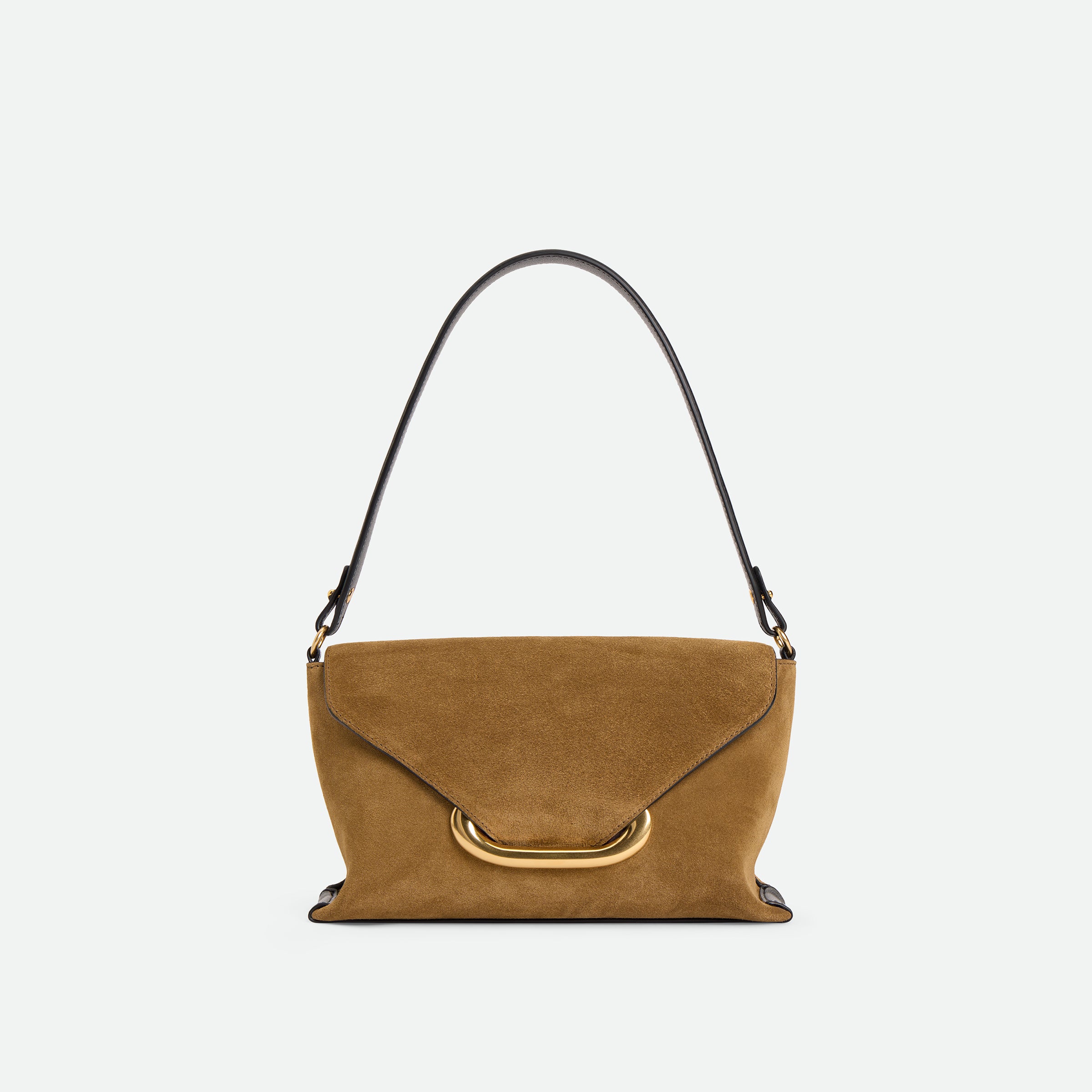 Veneto Shoulder Bag Small - Tabacco Suede – Wandler.com