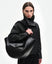 Hortensia Slouch Tote - Black Glaze