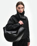 Hortensia Slouch Tote - Black Glaze