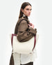 Ida Tote Medium - Buttercream / Bordeaux