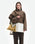 Penelope Tote Small - Khaki Suede / Black