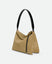Penelope Tote Small - Khaki Suede / Black