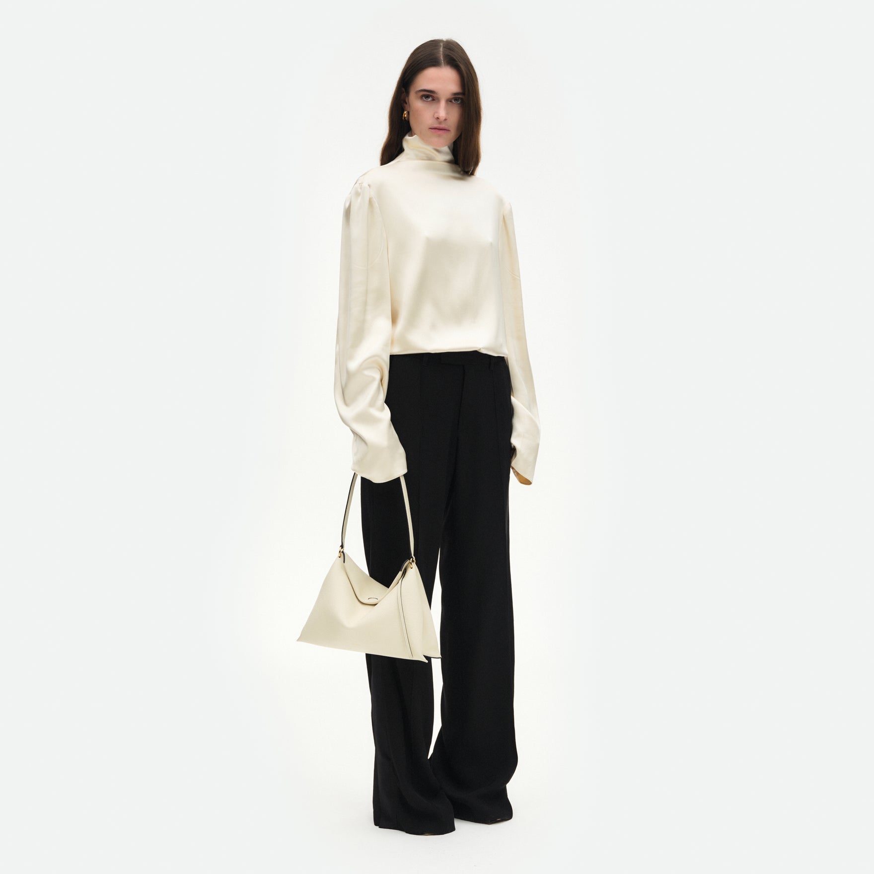 Penelope Tote Small - White Crust