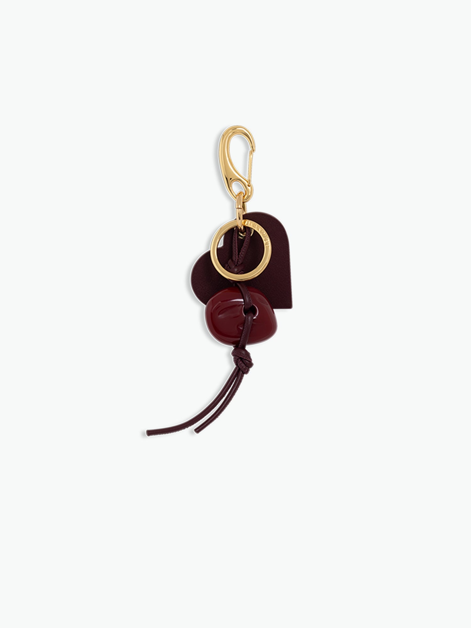 Bag Charm Heart - Grape Mix