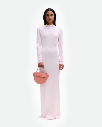 Hortensia Bag Mini - Apricot Suede