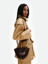 Hortensia Bag Mini - Brown Python