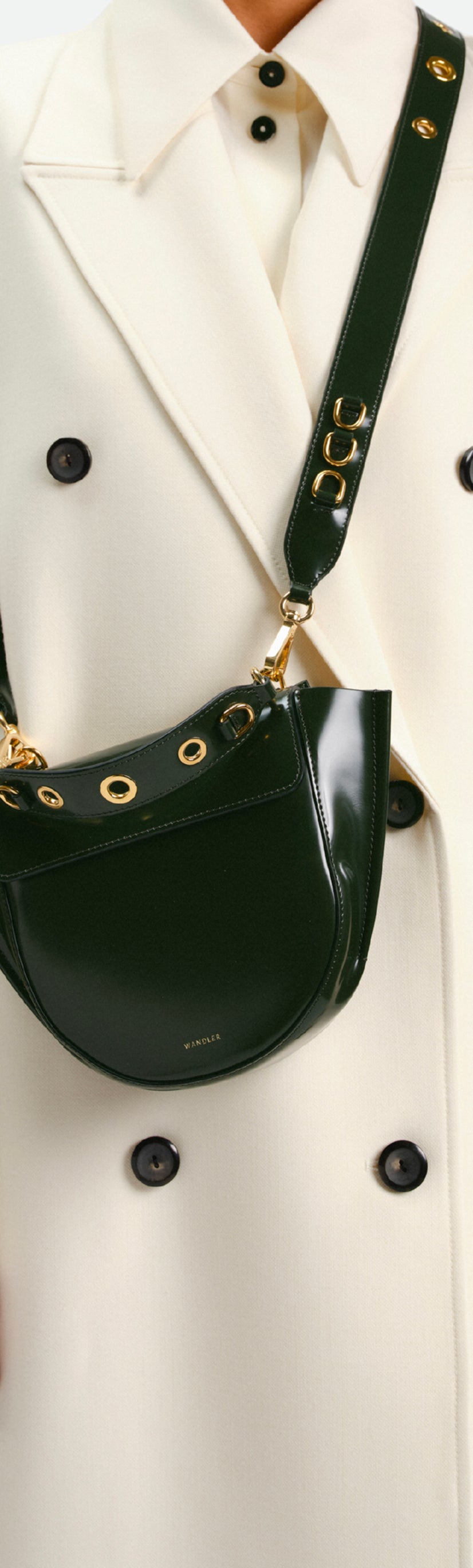 Hortensia Bag Mini Eyelets - Jazz Olive