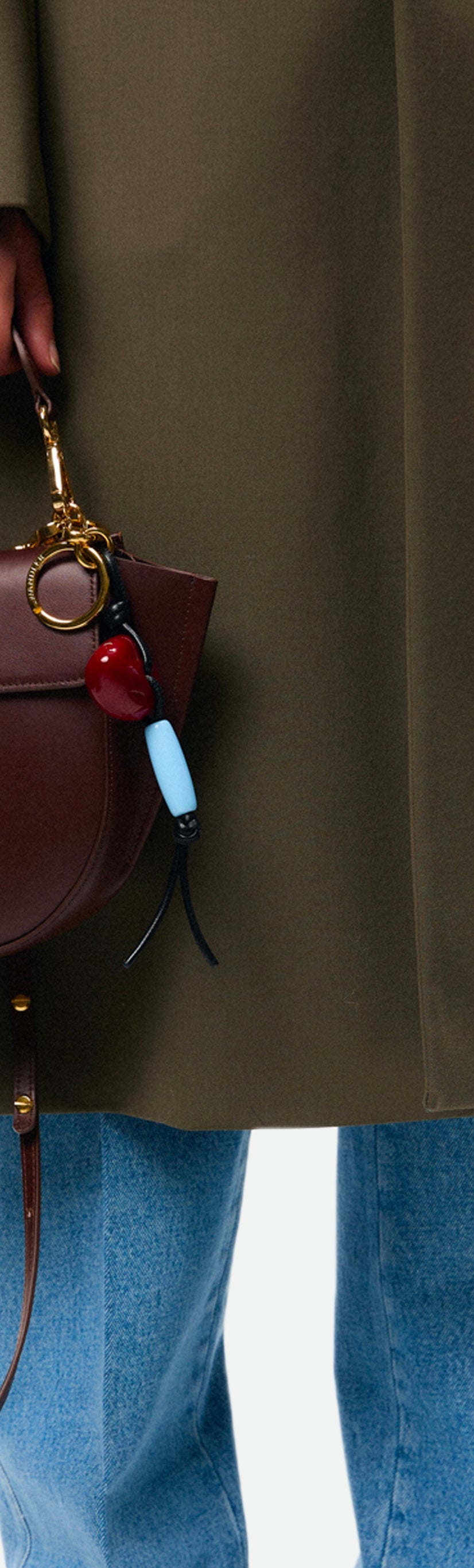 Bag Charm Talisman - Cranberry Mix