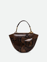 Hortensia Bag Mini - Brown Python