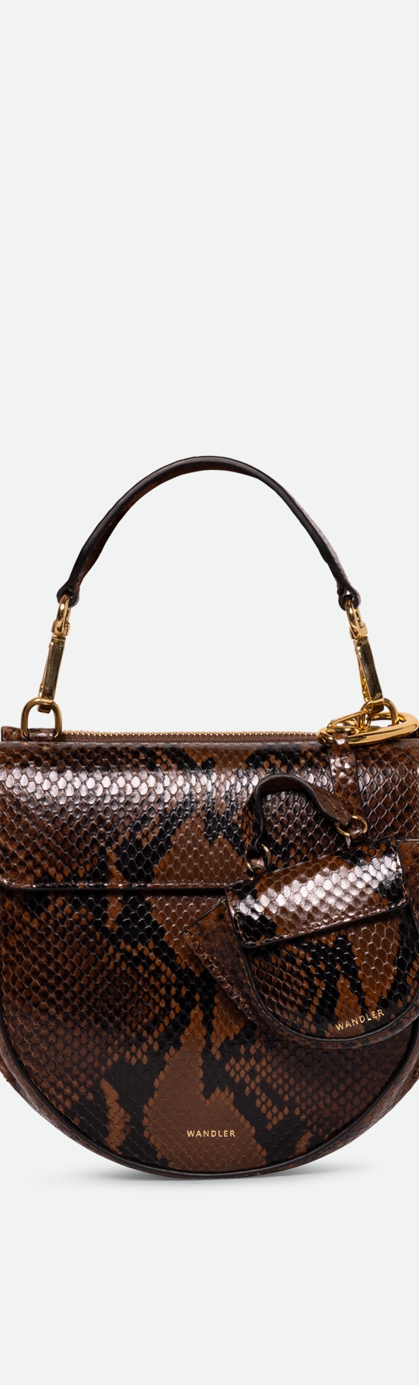 Hortensia Bag Mini - Brown Python