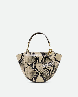 Hortensia Micro - Black / White Python