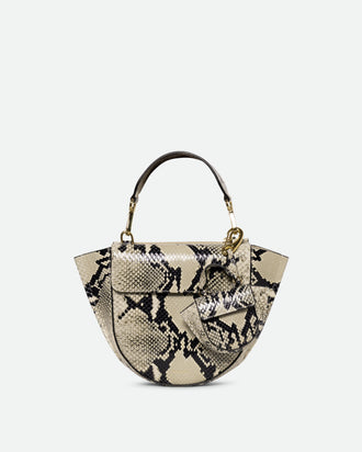 Hortensia Micro - Black / White Python