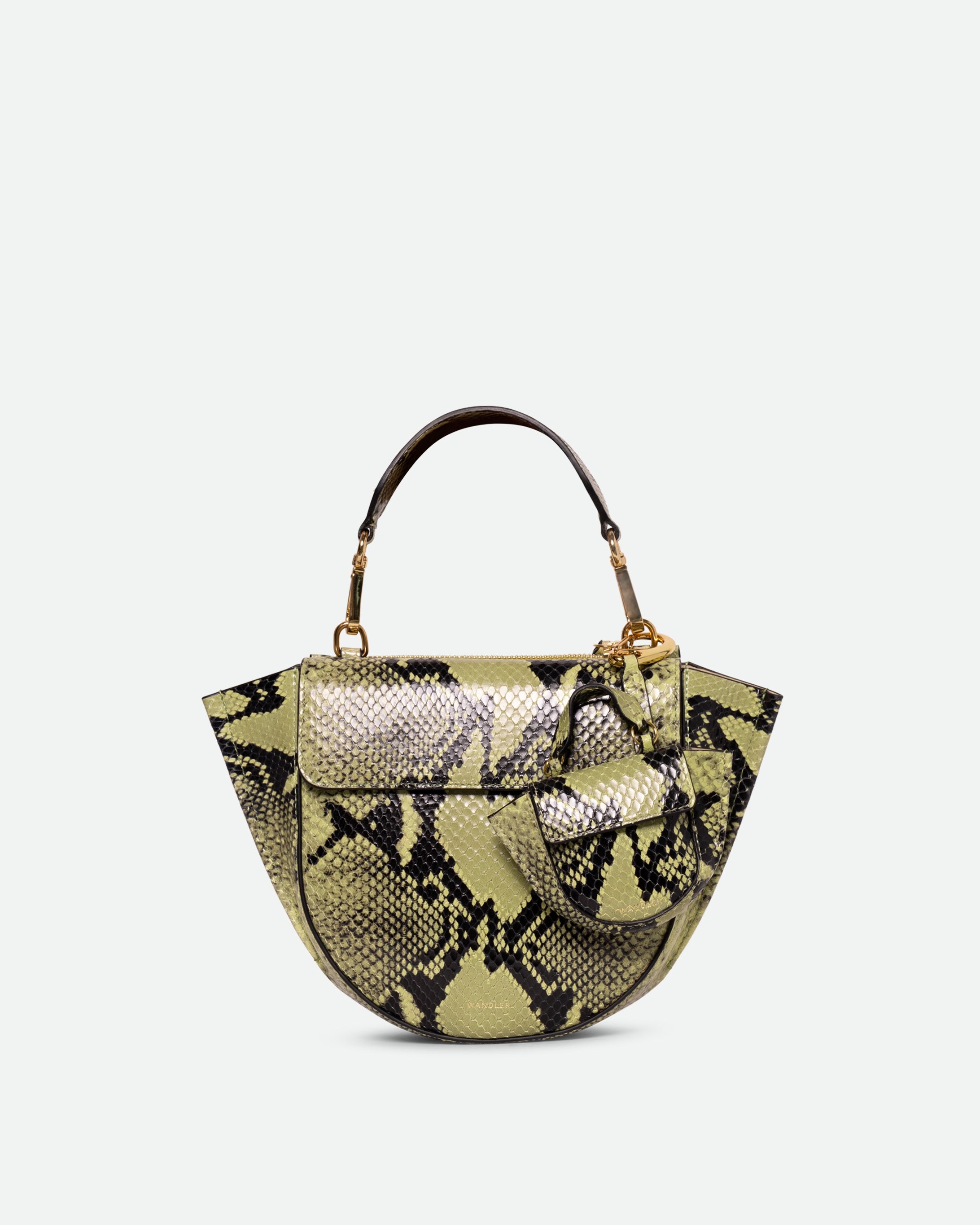 Hortensia Bag Mini - Lime Python